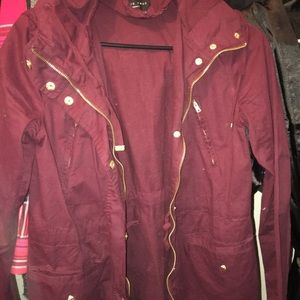 Burgundy jacket